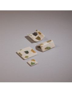 Mozaika basenowa / spa antypoślizgowa seria Terrazzo kolor GREENERY 25 Ezarri 2