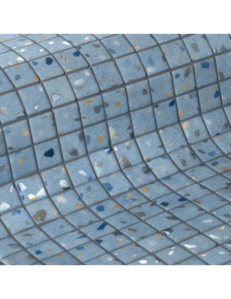 Mozaika basenowa / spa antypoślizgowa seria Terrazzo kolor SEA 25 Ezarri