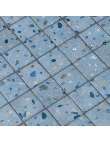Mozaika basenowa / spa antypoślizgowa seria Terrazzo kolor SEA 25 Ezarri