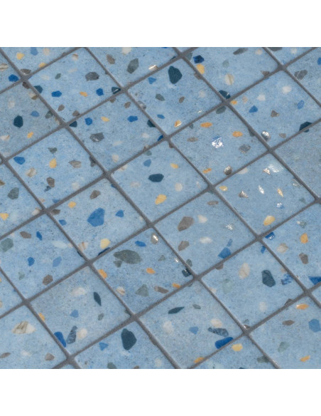 Mozaika basenowa/ spa antypoślizgowa seria Terrazzo  kolor SEA 50 Ezarri