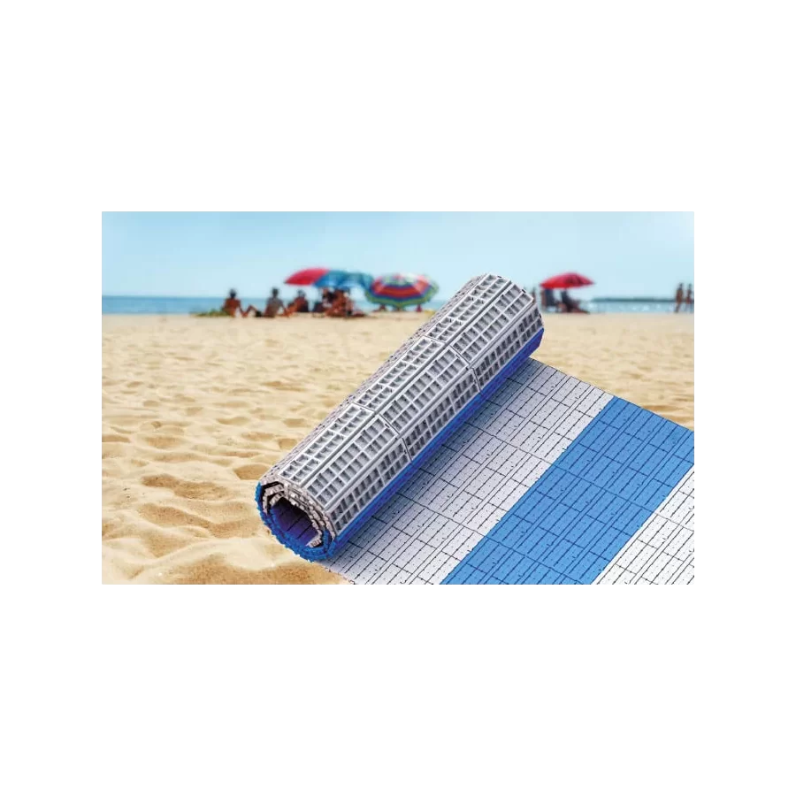 Zwijany chodnik plażowy