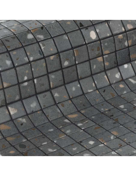 Mozaika basenowa / spa seria Terrazzo kolor GREY 25 Ezarri