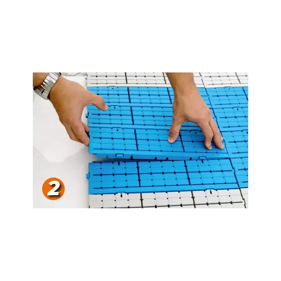 Zwijany chodnik plażowy