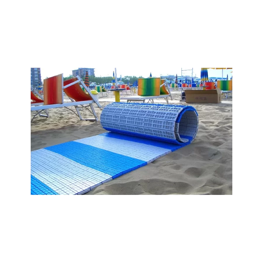 Zwijany chodnik plażowy