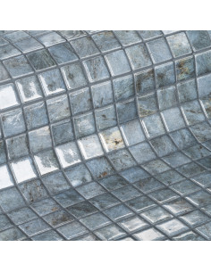 Mozaika basenowa / spa seria Gemma kolor Hematite Ezarri