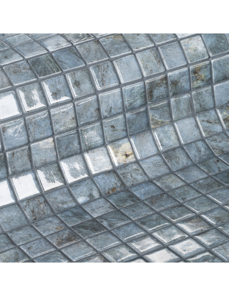 Mozaika basenowa / spa seria Gemma kolor Hematite Ezarri