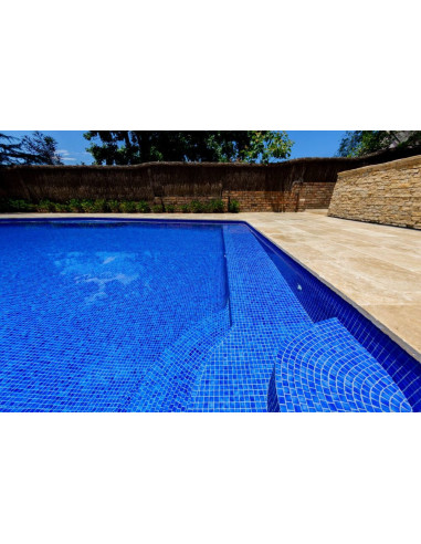 Mozaika basenowa / spa seria Niebla kolor 2562-B odcienie granatu Ezarri antypoślizgowa