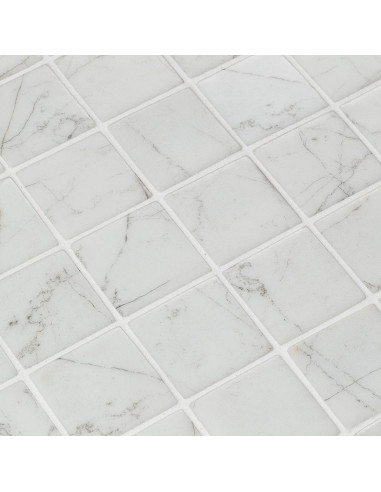 Mozaika Ezarri do basenu seria 50x50mm kolor Carrara 50