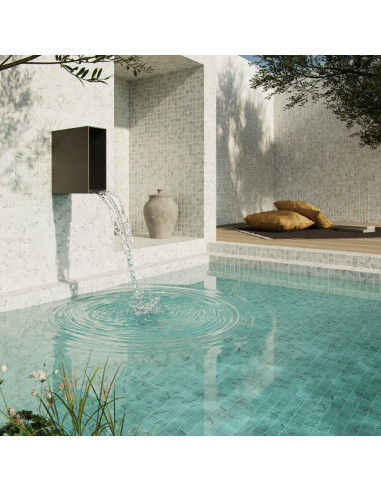 Mozaika basenowa/ spa 50x50mm seria ZEN kolor Carrara 50 Ezarri antypoślizgowa