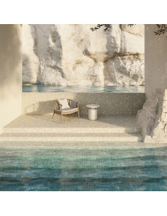 Mozaika basenowa/ spa 50x50mm seria ZEN kolor ASH 50 Ezarri 2