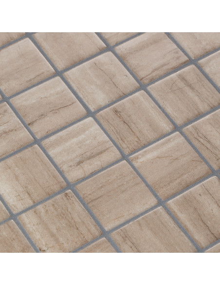 Mozaika basenowa/ spa 50x50mm seria ZEN kolor Creamstone 50 Ezarri