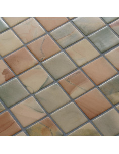 Mozaika basenowa/ spa 50x50mm seria Aquarelle kolor Effect50 Ezarri antypoślizgowa