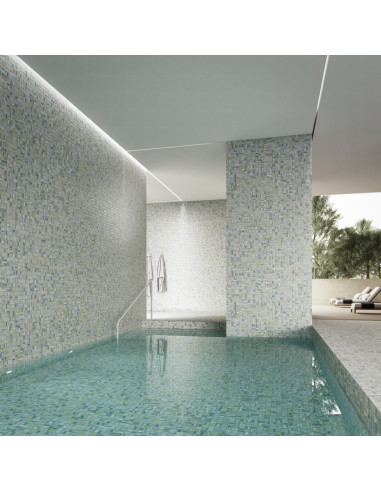 Mozaika basenowa/ spa 50x50mm seria Aquarelle kolor Pigment 50 Ezarri antypoślizgowa