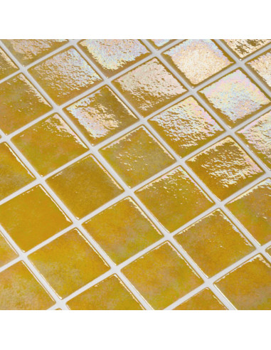 Mozaika basenowa/ spa 50x50mm seria Iridescent kolor Ambar 50 Ezarri