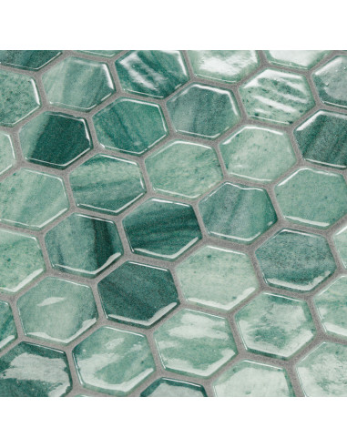 Mozaika basenowa /spa seria Hexa kolor Oliwin Ezarri