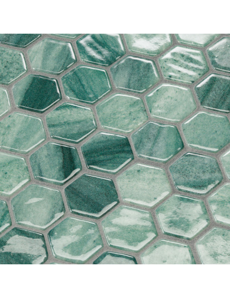 Mozaika basenowa /spa seria Hexa kolor Oliwin Ezarri
