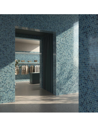 Mozaika basenowa /spa seria Hexa kolor Moonstone Ezarri