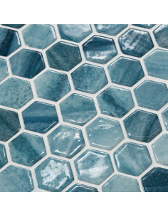 Mozaika basenowa /spa seria Hexa kolor Moonstone Ezarri