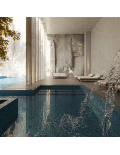 Mozaika basenowa /spa seria Hexa kolor Jade Ezarri 2