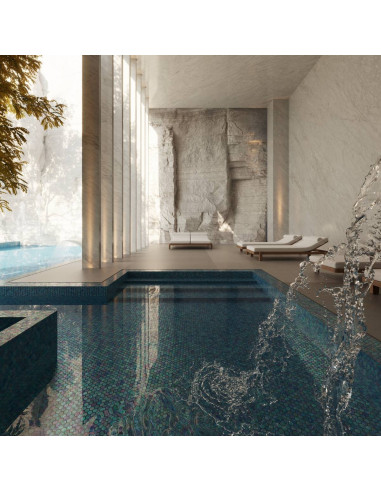 Mozaika basenowa /spa seria Hexa kolor Jade Ezarri