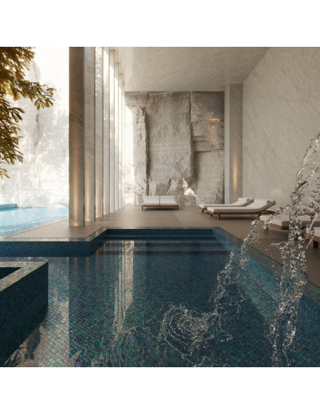 Mozaika basenowa /spa seria Hexa kolor Jade Ezarri