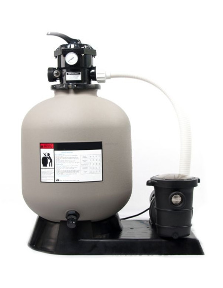 Zestaw Filtracyjny Saturn 406 mm z zaworem 6-drogowym, pompa 8 m³/h, 230V, moc 0,73 kW Tebas 081017