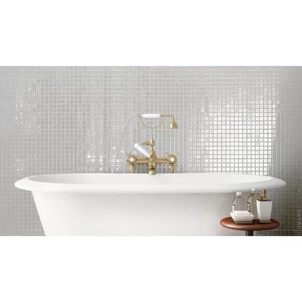 Mozaika basenowa / spa seria Metal kolor Nickel Ezarri