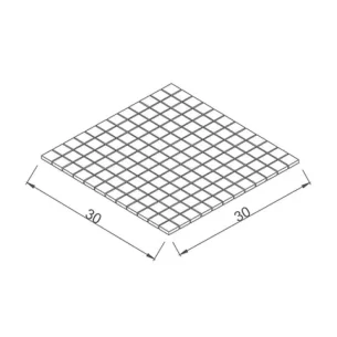 Mozaika porcelanowa do basenów i spa kobalt 2,5x2,5 Serapool 2