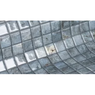 Mozaika basenowa / spa seria Gemma kolor Hematite Ezarri 2